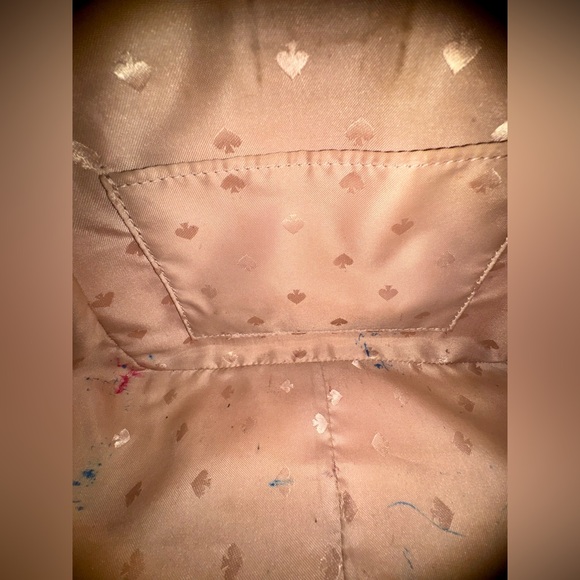 Used Kate Spade Leila Medium Flap Leather Backpack Purse - Picture 5 of 7